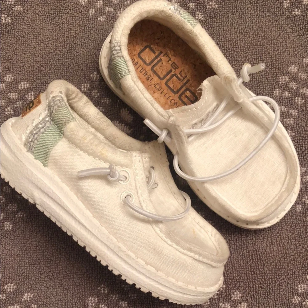 Hey Dude Wally Toddler Linen Shoes